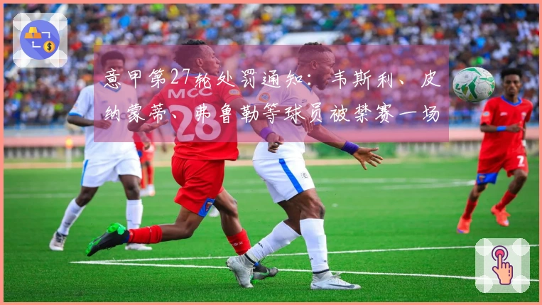 意甲第27轮处罚通知：韦斯利、皮纳蒙蒂、弗鲁勒等球员被禁赛一场