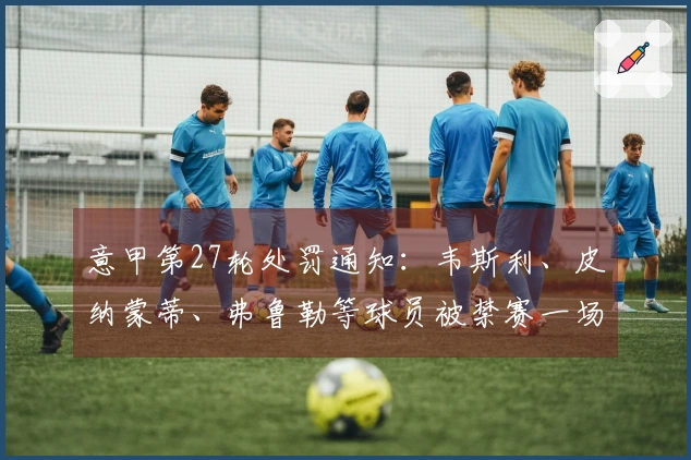 意甲第27轮处罚通知：韦斯利、皮纳蒙蒂、弗鲁勒等球员被禁赛一场